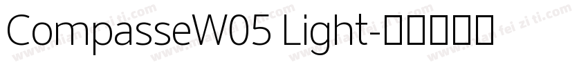 CompasseW05 Light字体转换